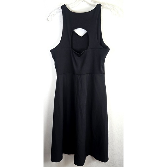 Freely‎ Women's Pockets Active Dress Size XS Black Stretch Key hole back - Picture 2 of 9